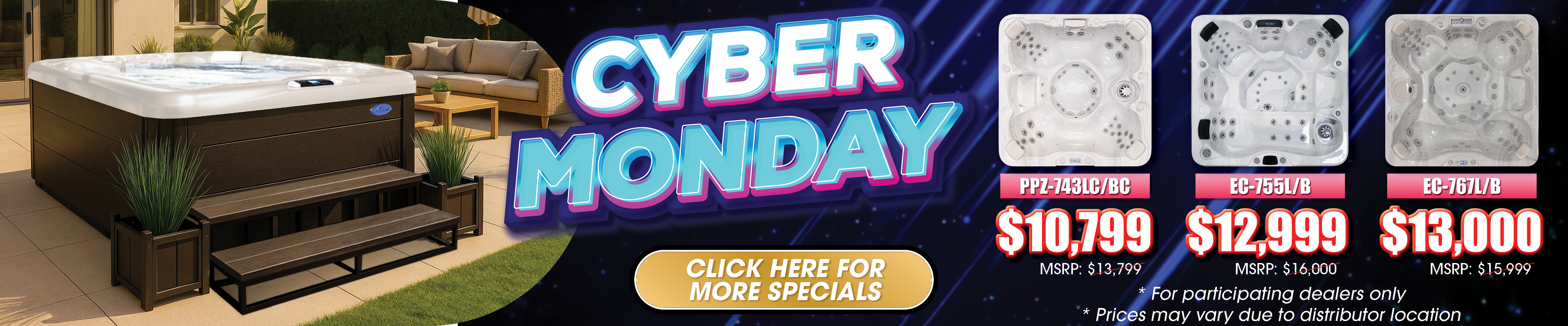 Calspas hot tub being used in a family setting - Fairfax