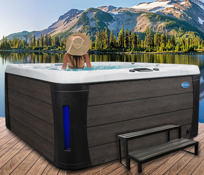 Calspas hot tub being used in a family setting - hot tubs spas for sale Fairfax